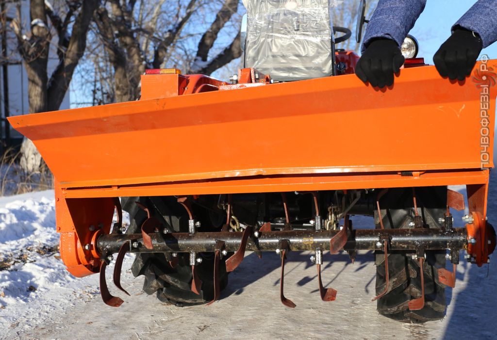 Почвофреза 1GQN-120 УРАЛЕЦ боковой редуктор захват 1.1м