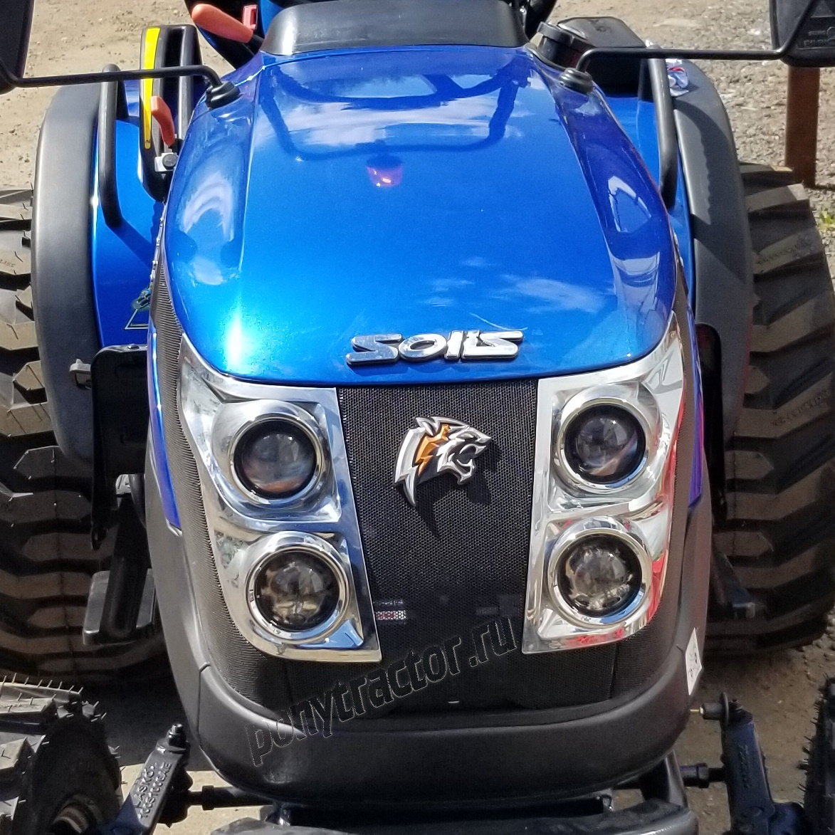 Минитрактор Солис Solis 26 tiger limited edition blue