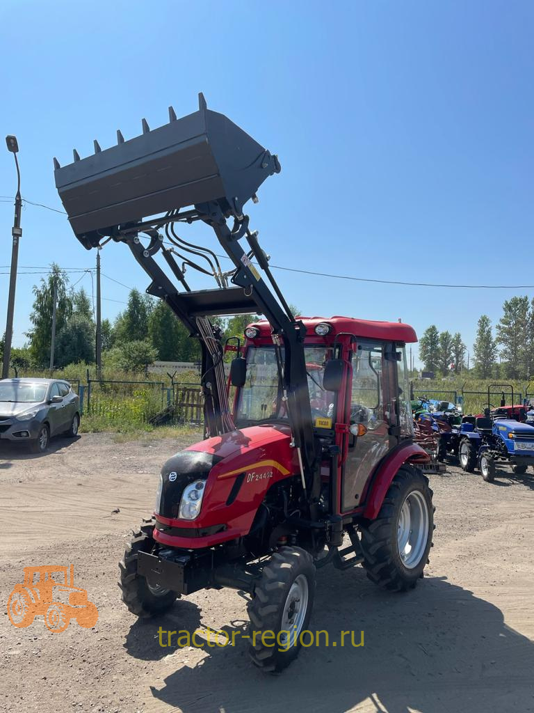 Трактор Dongfeng 244 G2 фронтальный погрузчик